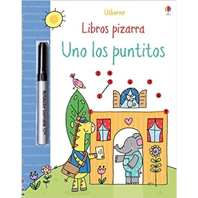Uno los puntitos. Libros pizarra