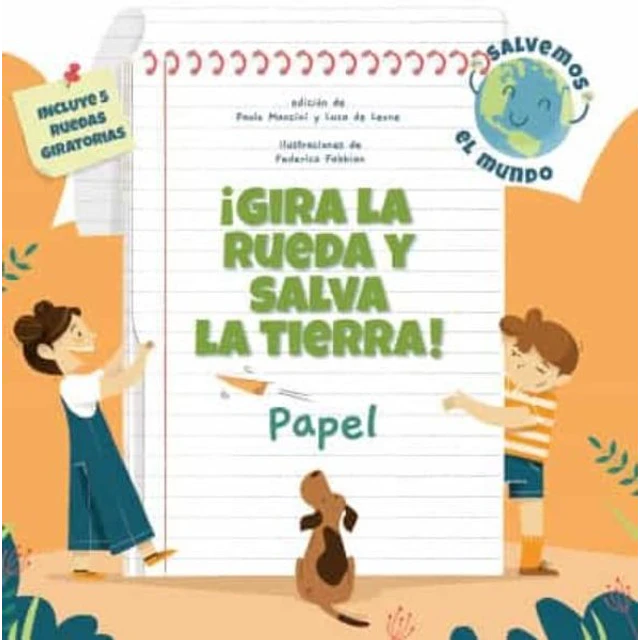 Gira la rueda y salva la tierra! papel