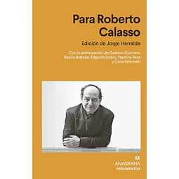 Para roberto calasso