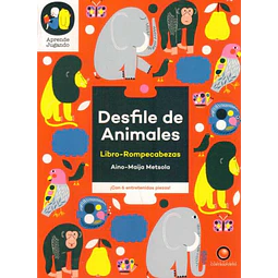Desfile de animales. Libro rompecabezas