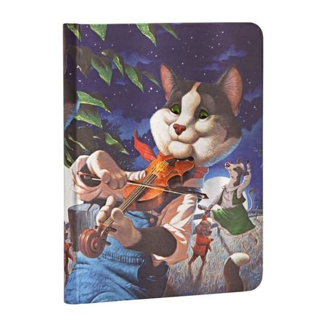 Gato y violin. Midi renglones tapa dura