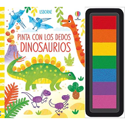 Dinosaurios. Pinta con los dedos
