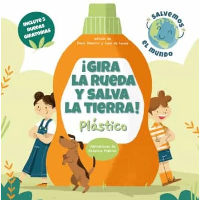 Gira la rueda y salva la tierra! plastico