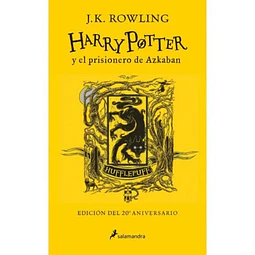 Harry potter 3 y el prisionero de azkaban. Edicion 20 aniversario hufflepuff