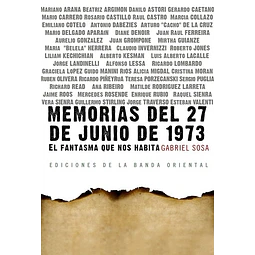 Memorias del 27 de junio de 1973