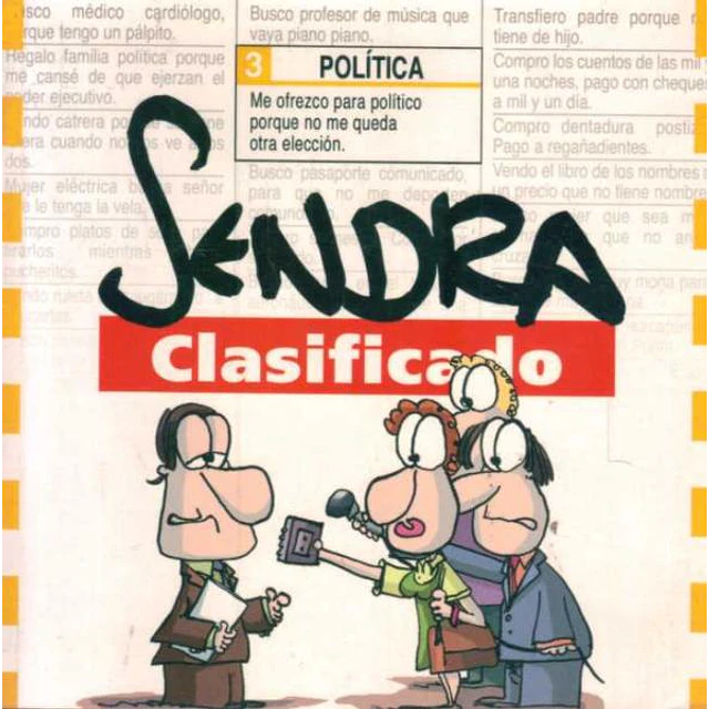 Sendra clasificado. Politica