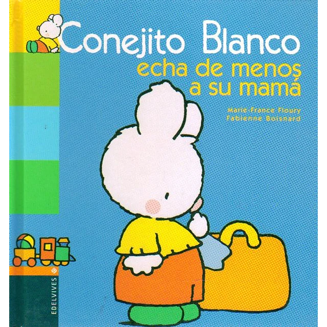 Conejito blanco echa de menos a su mama