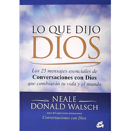 Lo que dijo dios