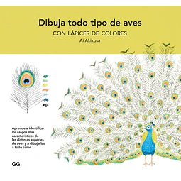 Dibuja todo tipo de aves con lapices de colores