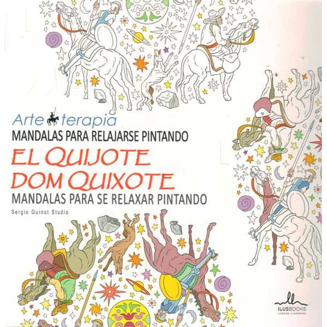 Mandalas para relajarse pintando el quijote