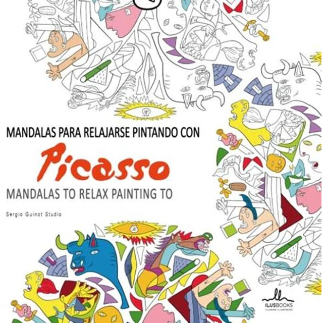 Mandalas picasso para relajarse pintando