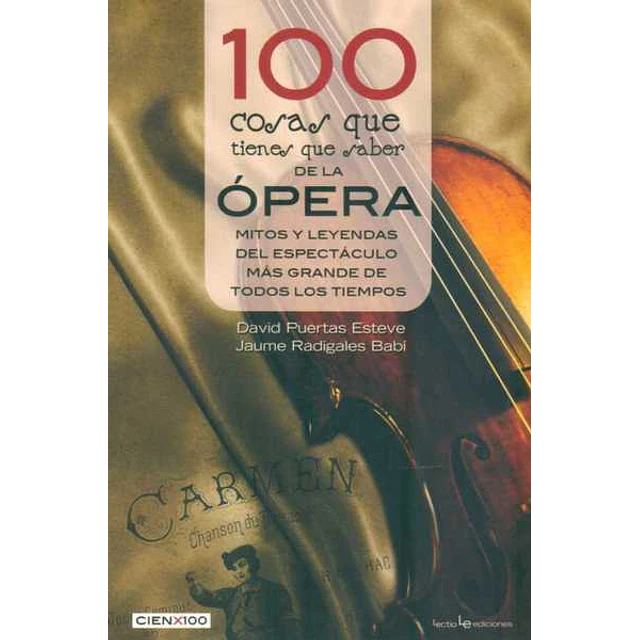 100 cosas que tienes que saber de opera