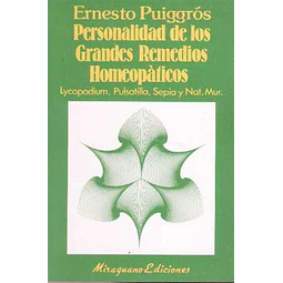 Personalidad de los grandes remedios homeopaticos