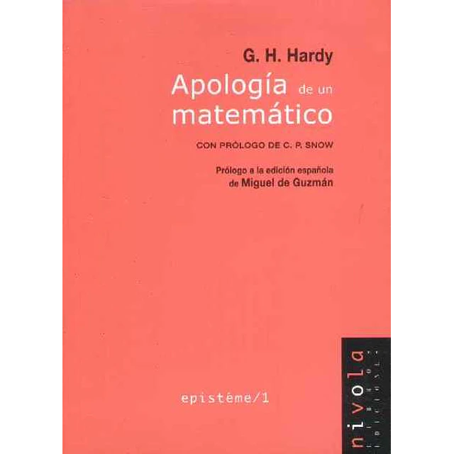 Apologia de un matematico