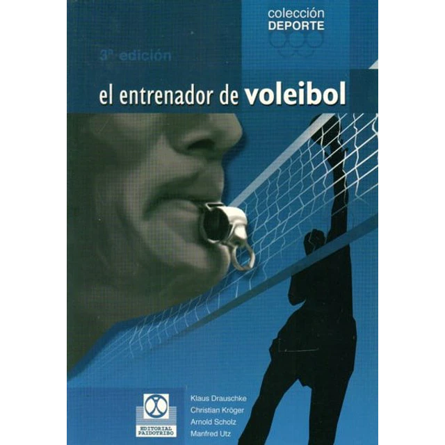 El entrenador de voleibol