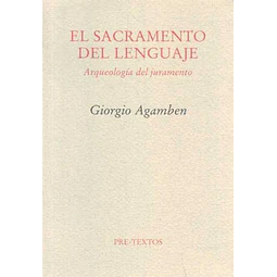 El sacramento del lenguaje
