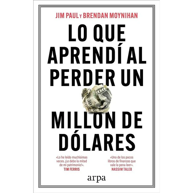 Lo que aprendi al perder un millon de dolares