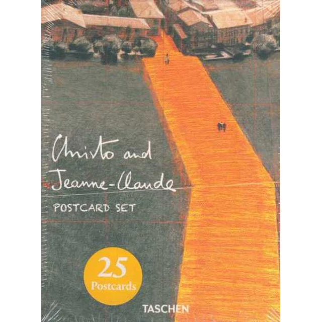 Christo and jean-Claude. Postacard set