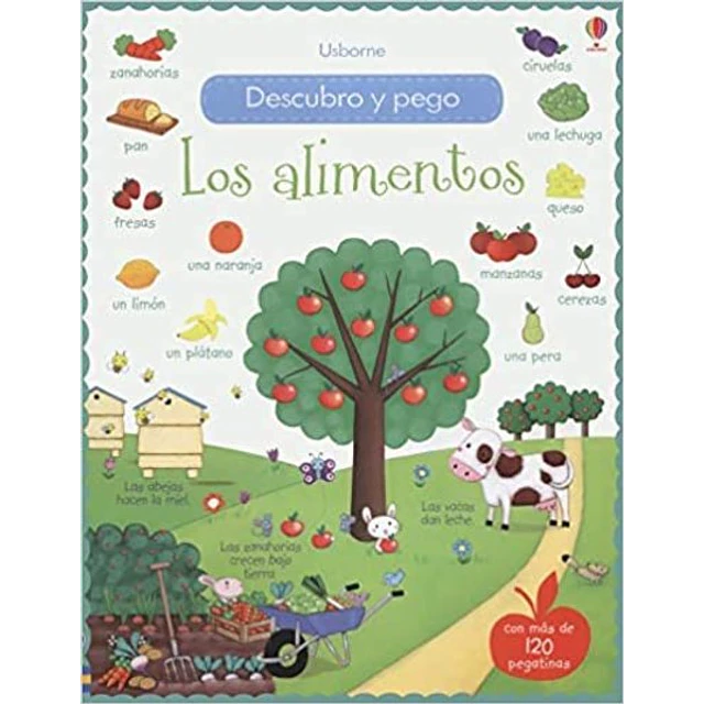 Los alimentos. Descubro y pego