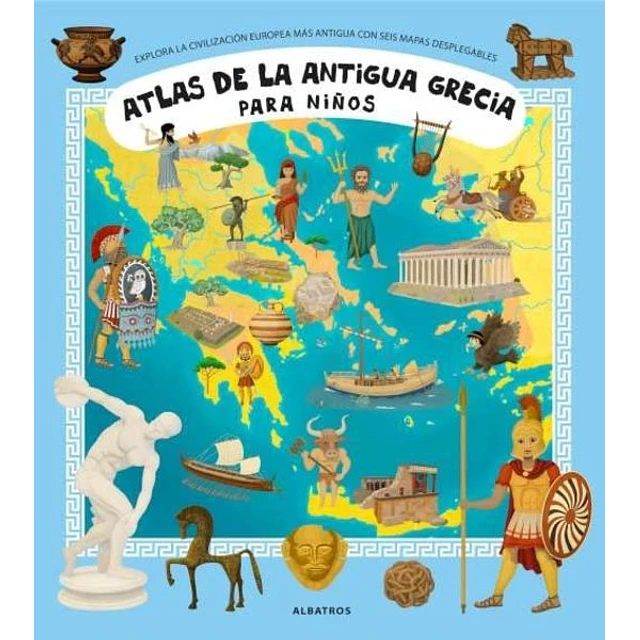 Atlas de la antigua grecia para niños