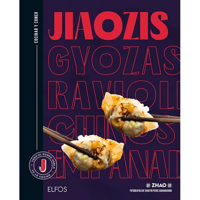Jiaozis gyozas raviolis. Cocinar y comer