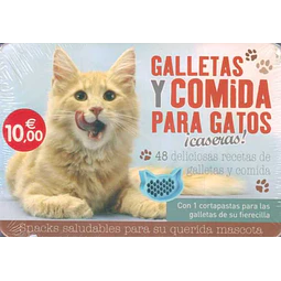 Galletas y comida para gatos