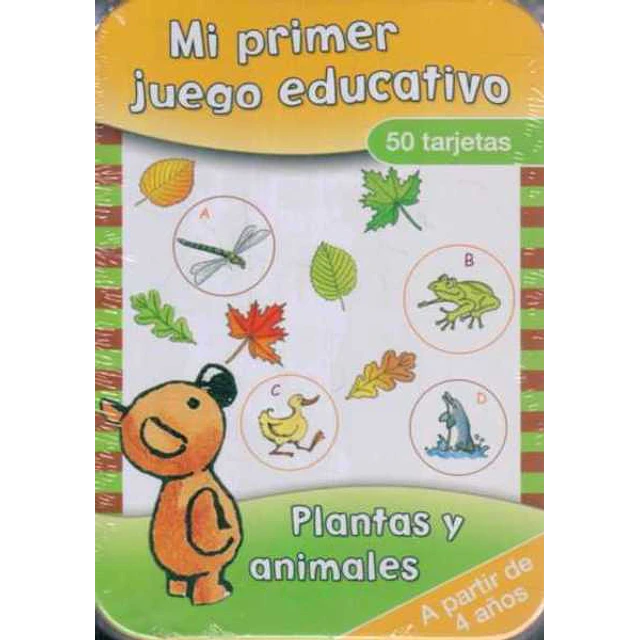 Plantas y animales. Mi primer juego educativo