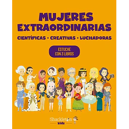 Pack mujeres extraordinarias. Cientificas creadoras luchadoras