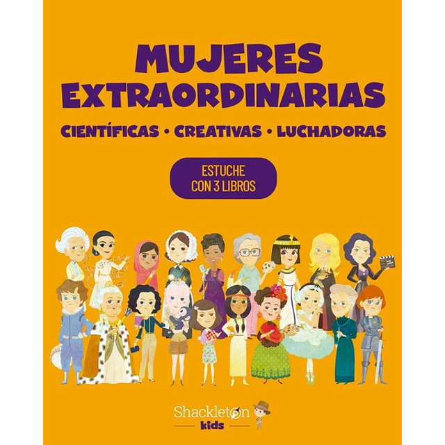 Pack mujeres extraordinarias. Cientificas creadoras luchadoras