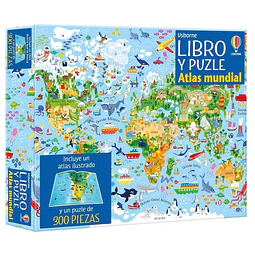 Atlas mundial. Libro y puzle