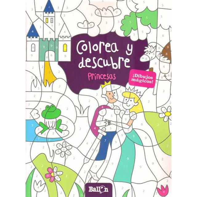 Princesas. Colorea y descubre