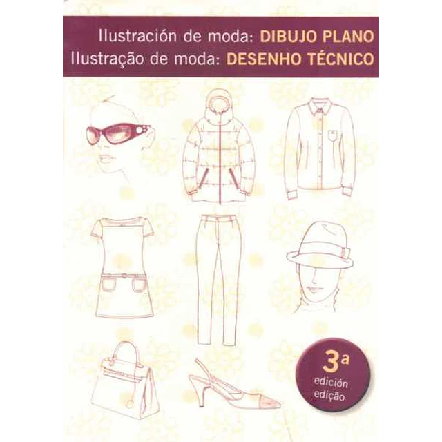 Ilustracion de moda: Dibujo plano