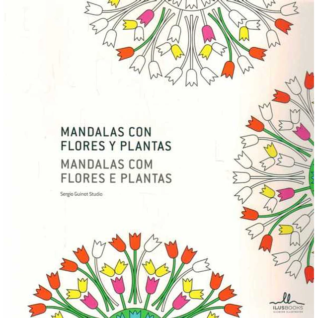 Mandalas con flores y plantas