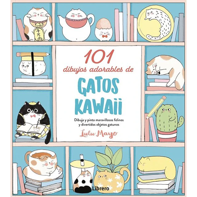 101 dibujos adorables de gatos kawaii