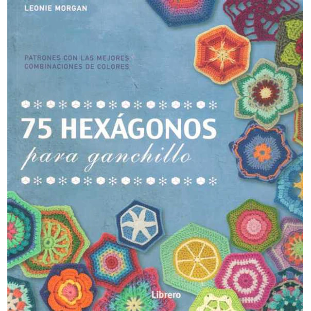 75 hexagonos para ganchillo
