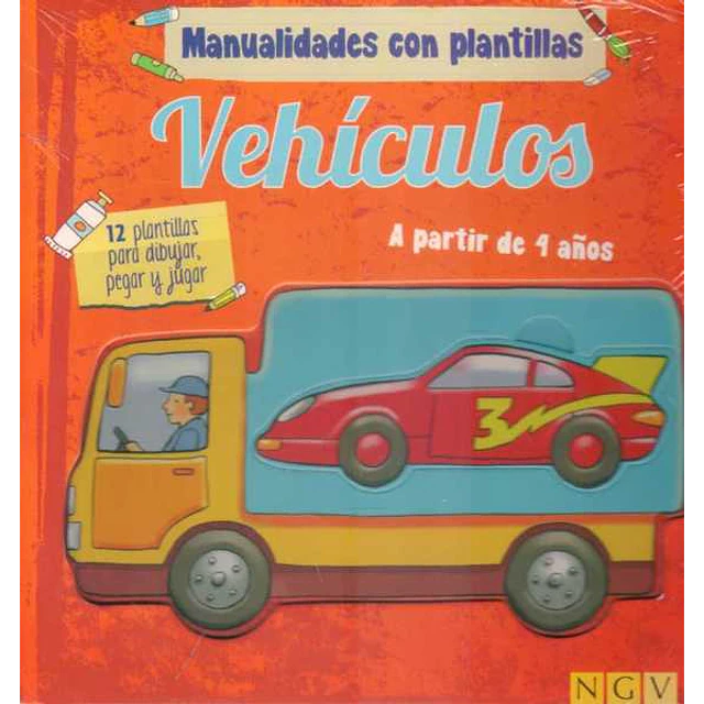 Vehiculos. Manualidades con plantillas