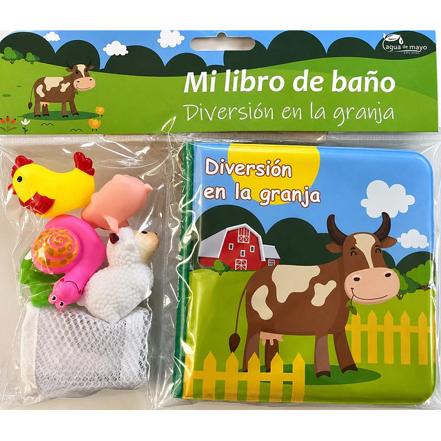 Mi libro de baño: Diversión en la granja