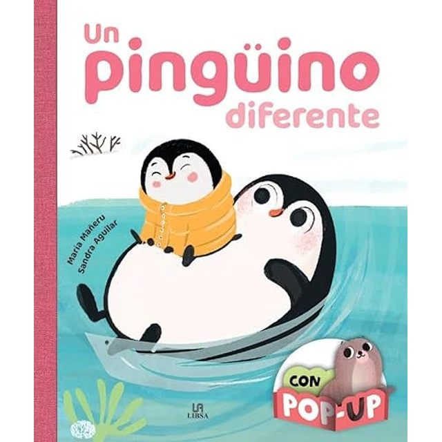 Un pingüino diferente. Abrazos con POP-UP