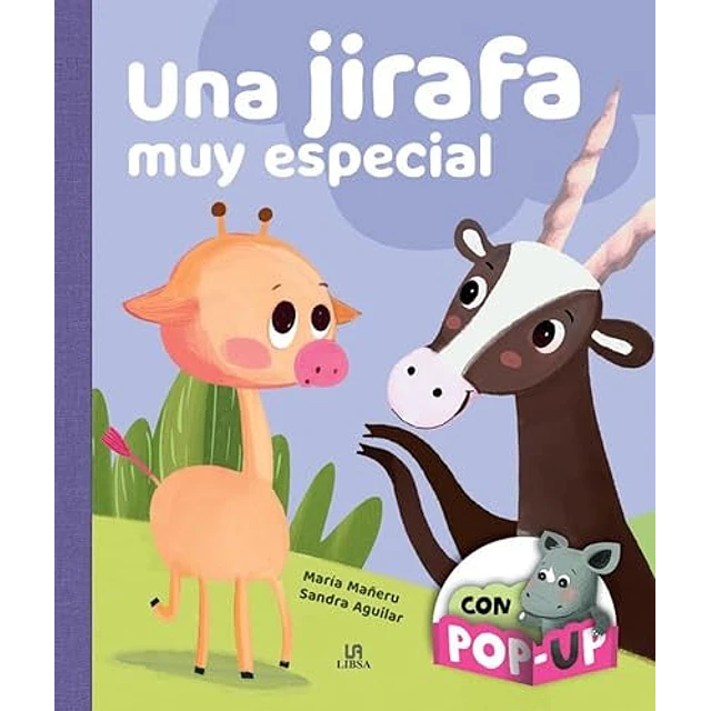 Una jirafa muy especial. Abrazos con POP-UP