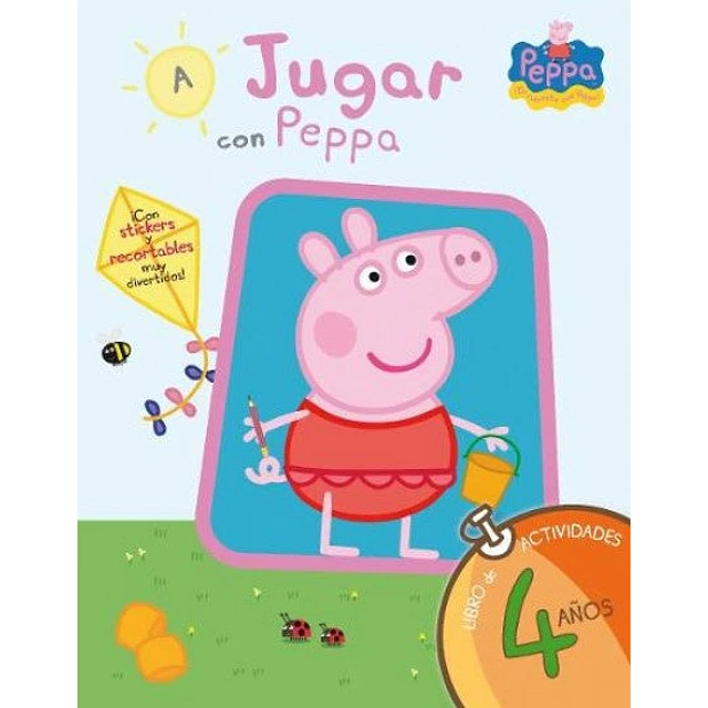 Peppa Pig. A jugar con Peppa. Libro de actividades para 4 años