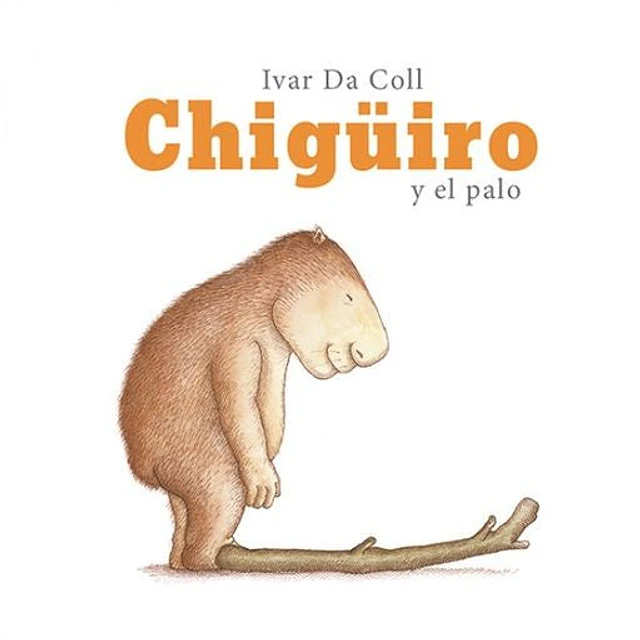 Chigüiro y el palo