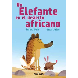 Un elefante en el desierto africano