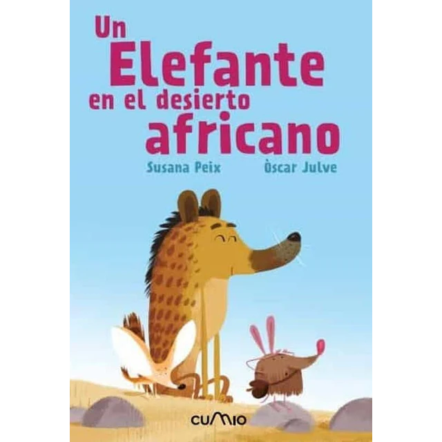 Un elefante en el desierto africano