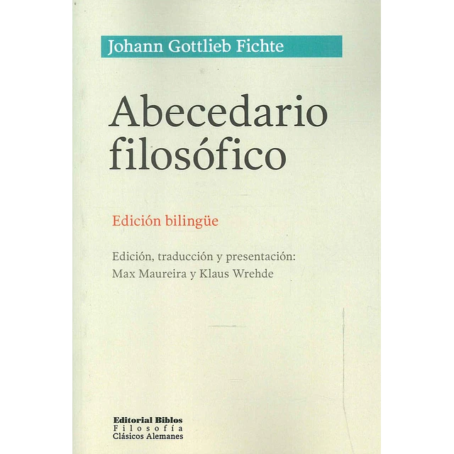 Abecedario filosófico. Ed. Bilingüe