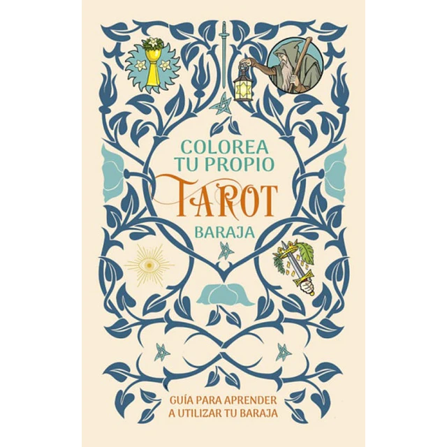 Colorea tu propio tarot (esctuche libro + cartas)