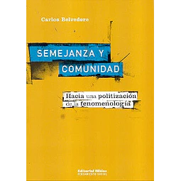 Semejanza y comunidad