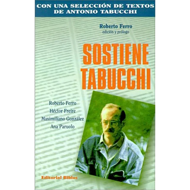 Sostiene Tabucchi