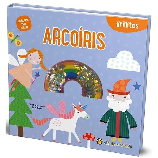 Arcoíris. Brillitos de silicona