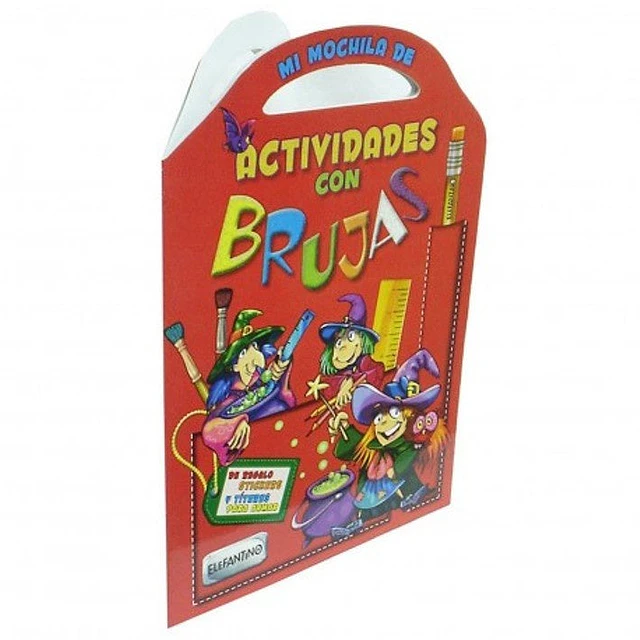 Mochila de actividades con brujas