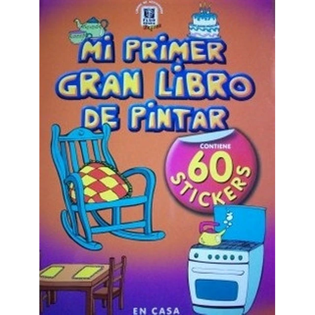 Mi primer gran libro de pintar: En casa